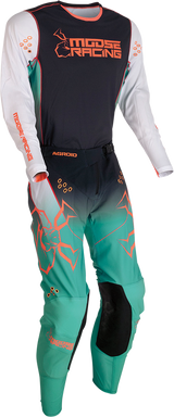 MOOSE RACING Agroid Pants - Teal/Black - 38 2901-10085