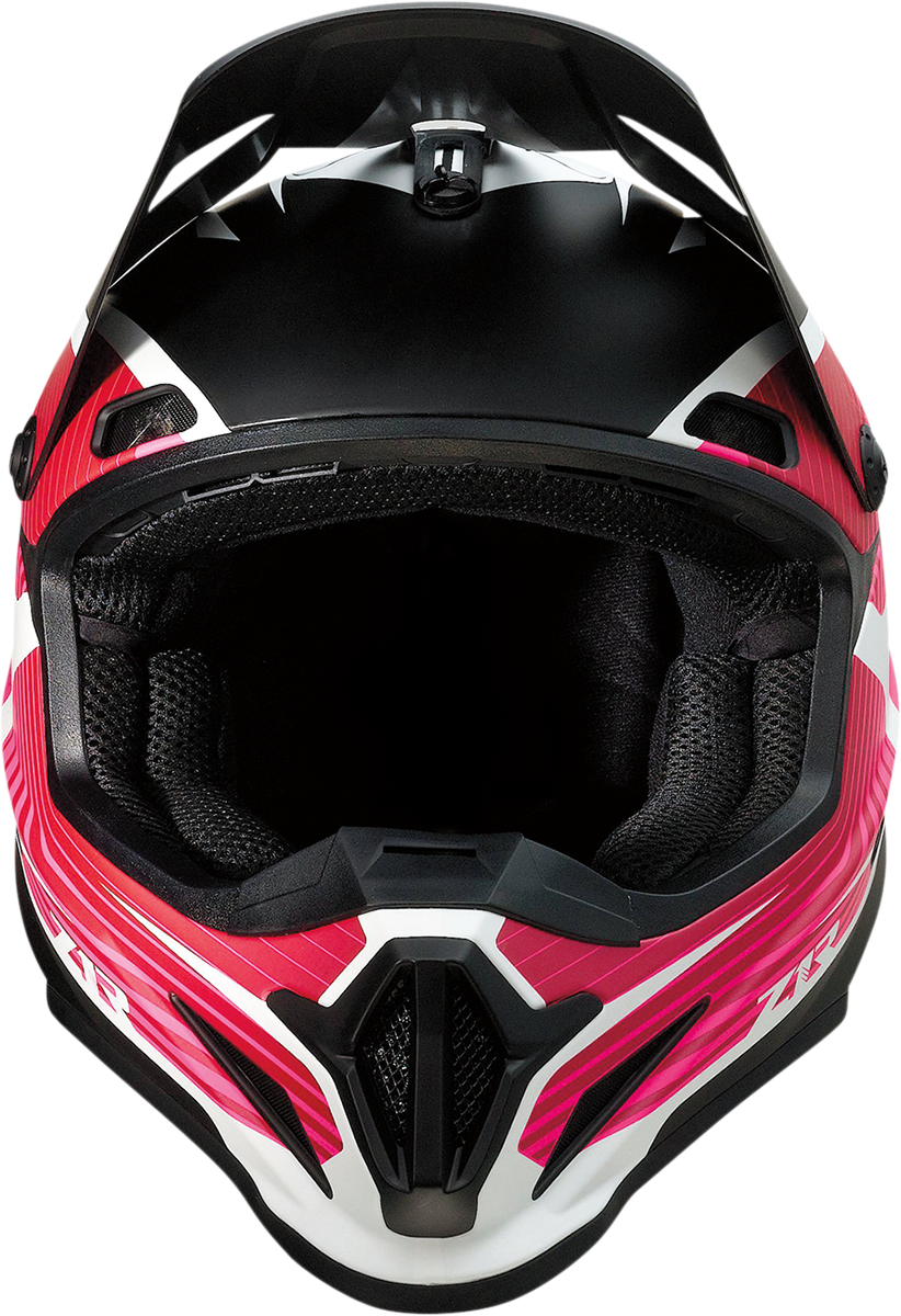 Z1R Rise Motorcycle Helmet - Flame - Pink - Small 0110-7257