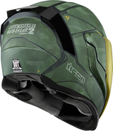 ICON Airflite™ Motorcycle Helmet - Battlescar 2 - Green - Medium 0101-11270