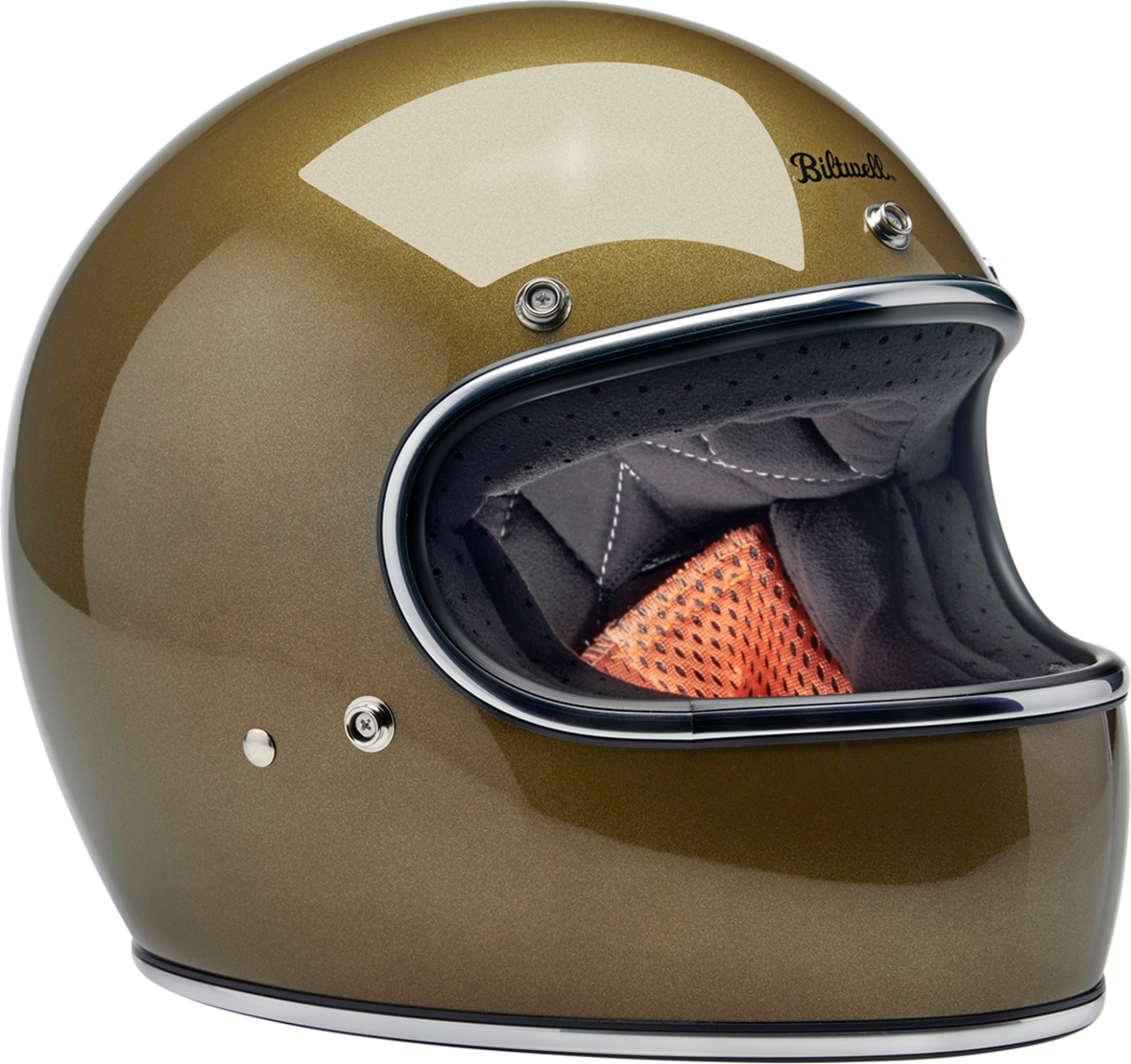 BILTWELL Gringo Motorcycle Helmet - Ugly Gold - XS 1002-363-501