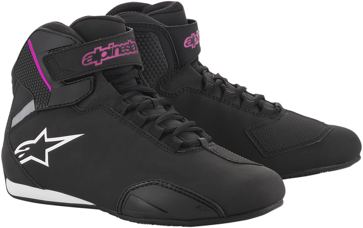 ALPINESTARS Women's Sektor Shoes - Black/Pink - US 11 2515719103911