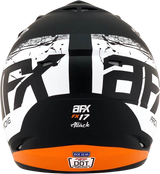 AFX FX-17 Motorcycle Helmet - Attack - Matte Black/Orange - Large 0110-7157