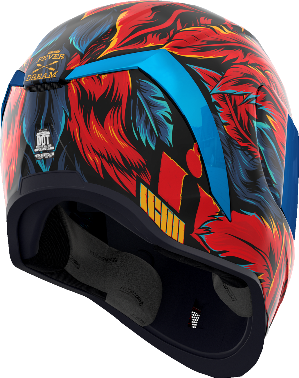 ICON Airform™ Motorcycle Helmet - Fever Dream - Blue - 2XL 0101-16105