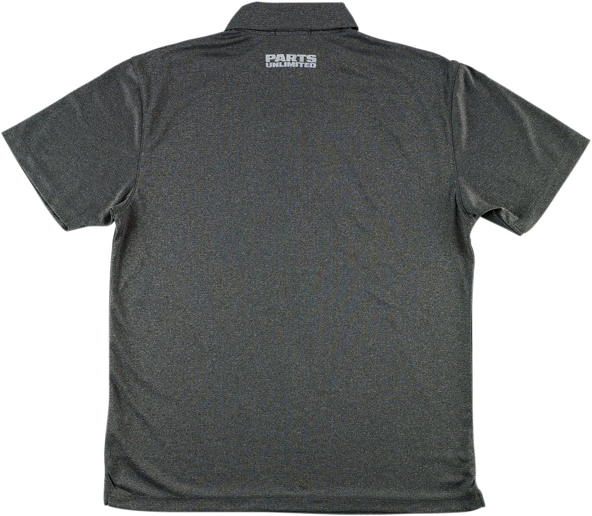 MOOSE RACING Polo Shirt - Heather Charcoal - 3XL 3040-2659