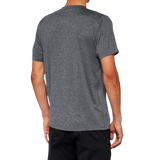 100% Mission Athletic T-Shirt - Charcoal - XL 20014-00013