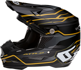 6D ATR-2 Motorcycle Helmet - Phase - Black/Gold - Small 12-2805