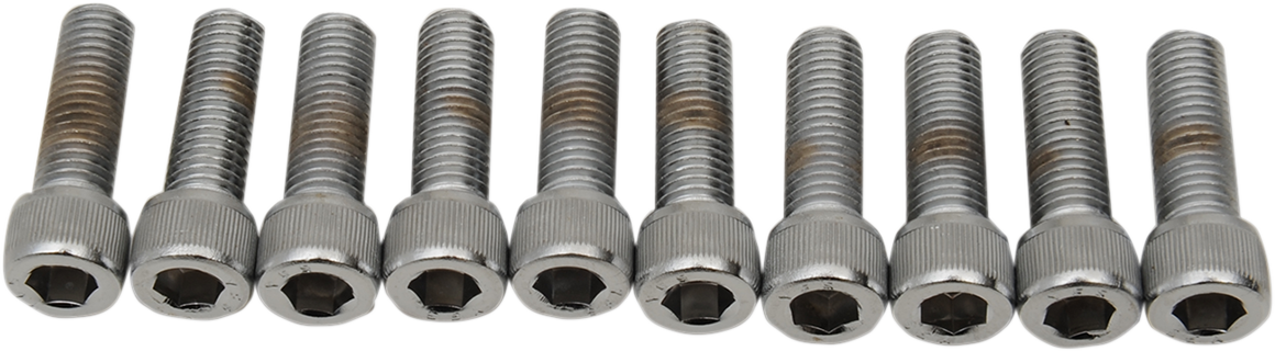 DRAG SPECIALTIES Smooth Socket Head - 1/4"-28 x 5/8" MPB209S