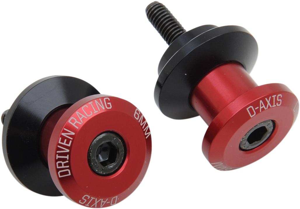 DRIVEN RACING D-Axis Spools - Red - 6 mm DXS-6 RD