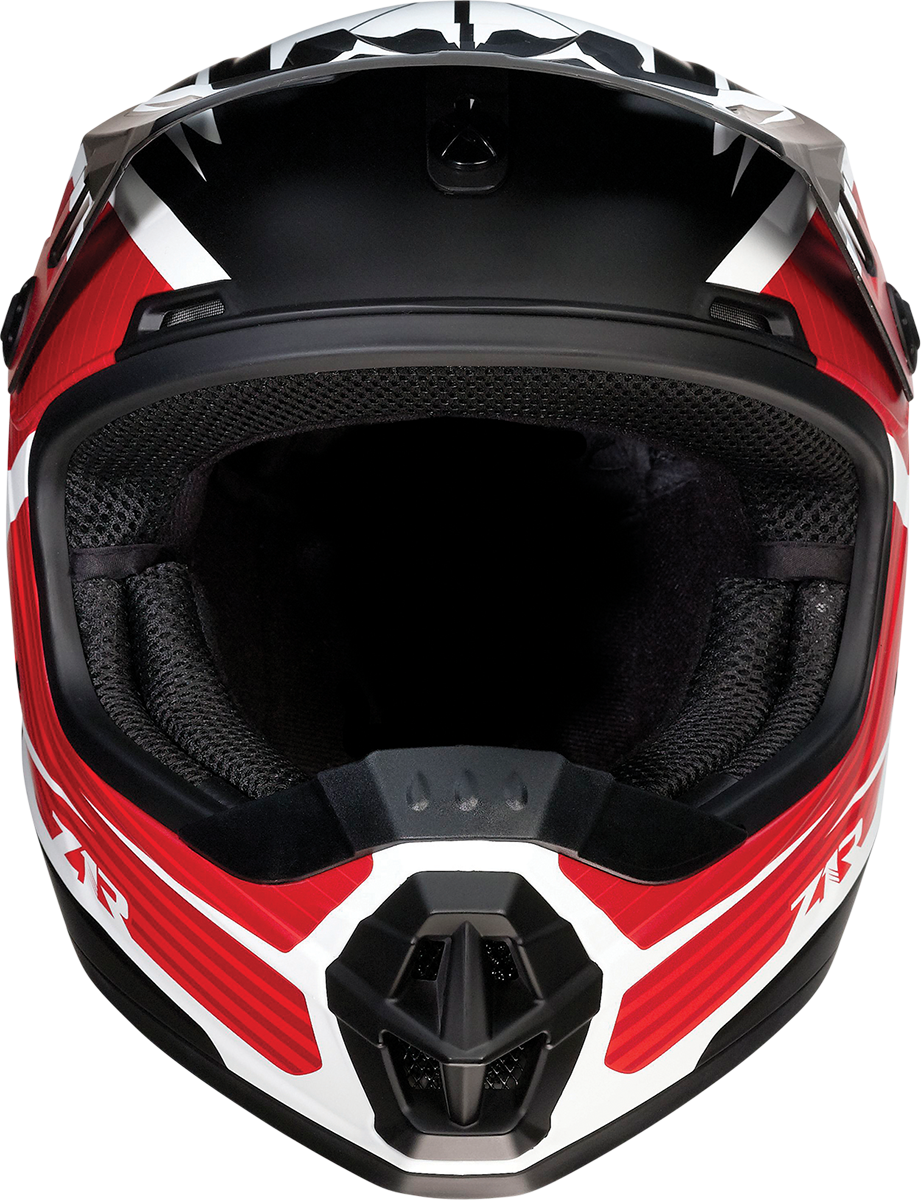 Z1R Youth Rise Motorcycle Helmet - Flame - Red - Large 0111-1447