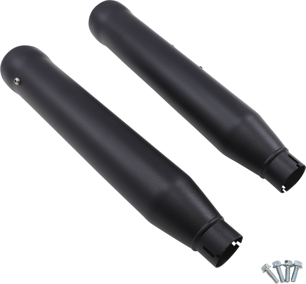 COBRA Neighbor Hater Mufflers for Softail - Black 6047B