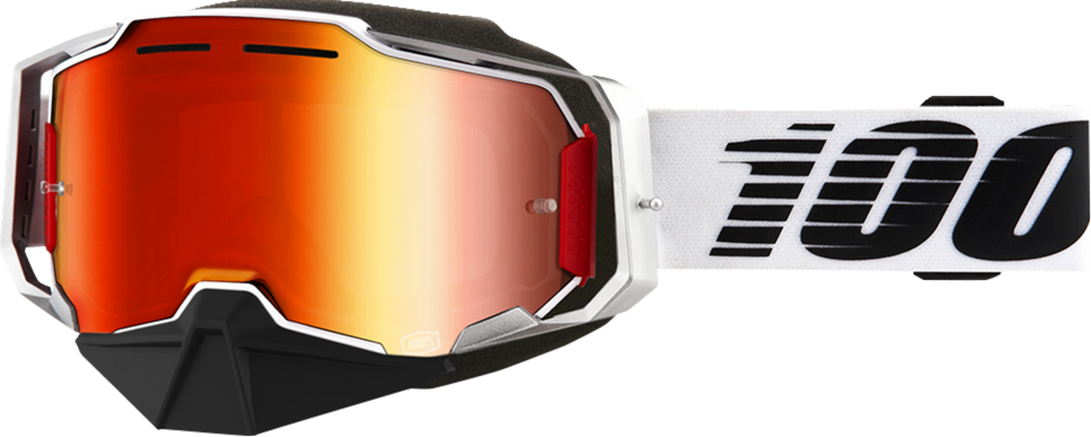 100% Armega Snow Goggles - Lightsaber - Red Mirror 50008-00002