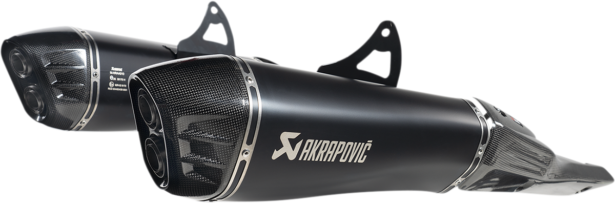 Akrapovic Suzuki Hayabusa 2022-2024 Exhausts, Akrapovic Slip-on in Titanium and Carbon Fiber S-S13SO4-HRAATBL