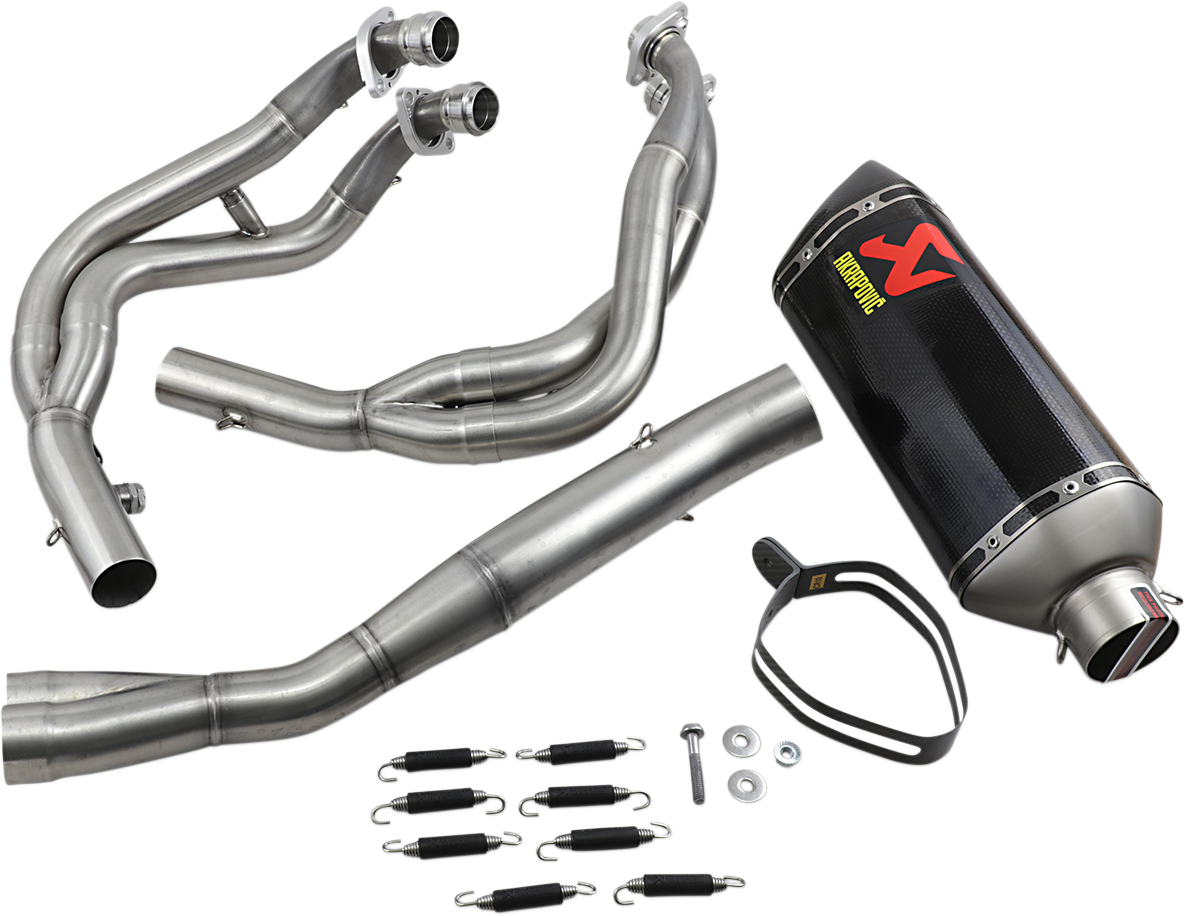 Kawasaki ZX6R 2009-2024 Exhaust Akrapovic Race in Carbon Fiber S-K6R11-RC