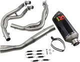 Kawasaki ZX6R 2009-2024 Exhaust Akrapovic Race in Carbon Fiber S-K6R11-RC