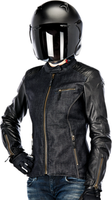 ALPINESTARS Women Stella Renee Leather Jacket - Black - US 2 / EU 38 3318013-10-38