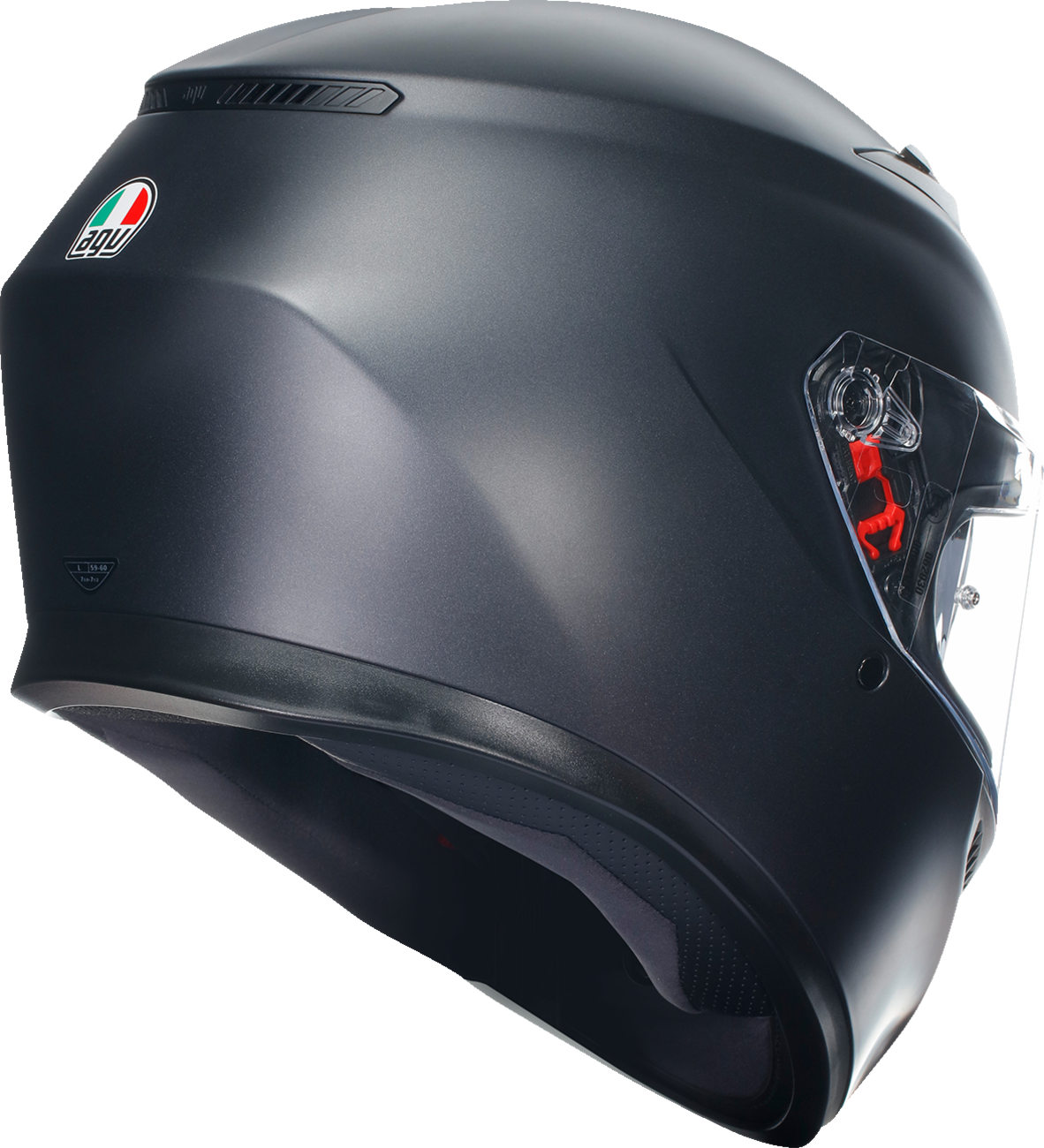 AGV K3 Motorcycle Helmet - Matte Black - Large 2118381004004L