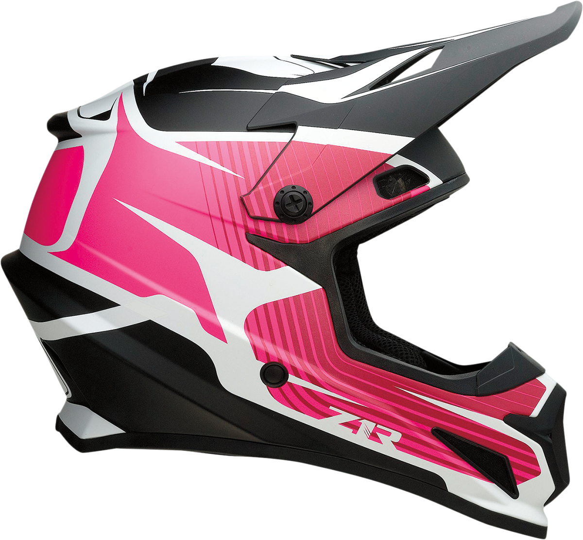 Z1R Rise Motorcycle Helmet - Flame - Pink - Small 0110-7257