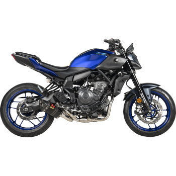 AKRAPOVIC Racing Line Exhaust System - Carbon Fiber - Yamaha MT-07  2025 S-Y7R2-AFC/1 1810-3229