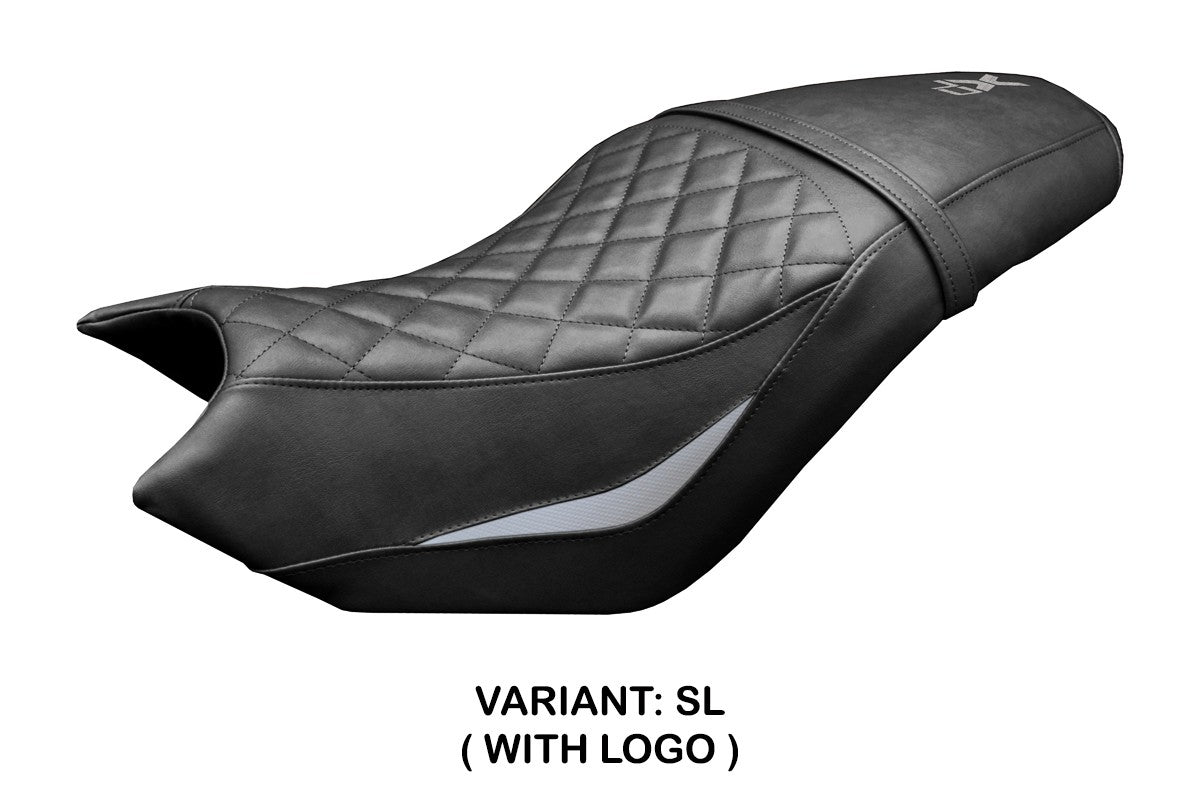 CF Moto 700 CL X 2021-2025 Seat Cover Tappezzeria Silver Black