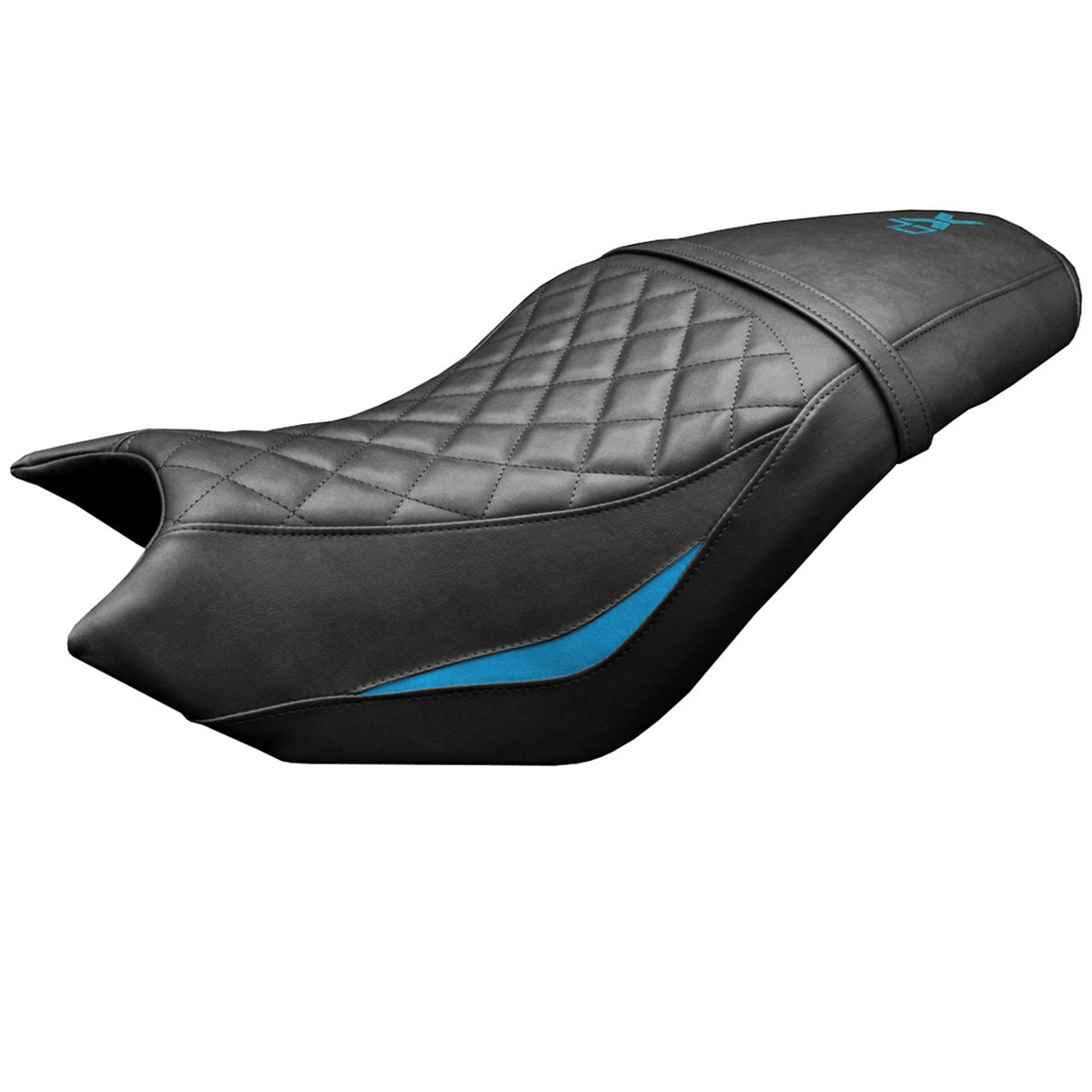 CF Moto 700 CL X 2021-2025 Seat Cover Tappezzeria Comfort Light Blue Black