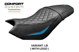 CF Moto 700 CL X 2021-2025 Seat Cover Tappezzeria Comfort Light Blue Black