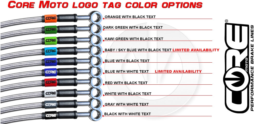 TL 1000 S (97-01) Rear Custom Brake Line Kit