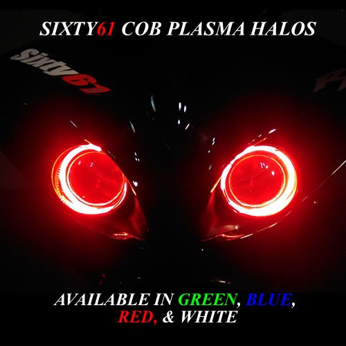 Kawasaki ZX6R 2007-2015 COB LED Halos Dual Kit