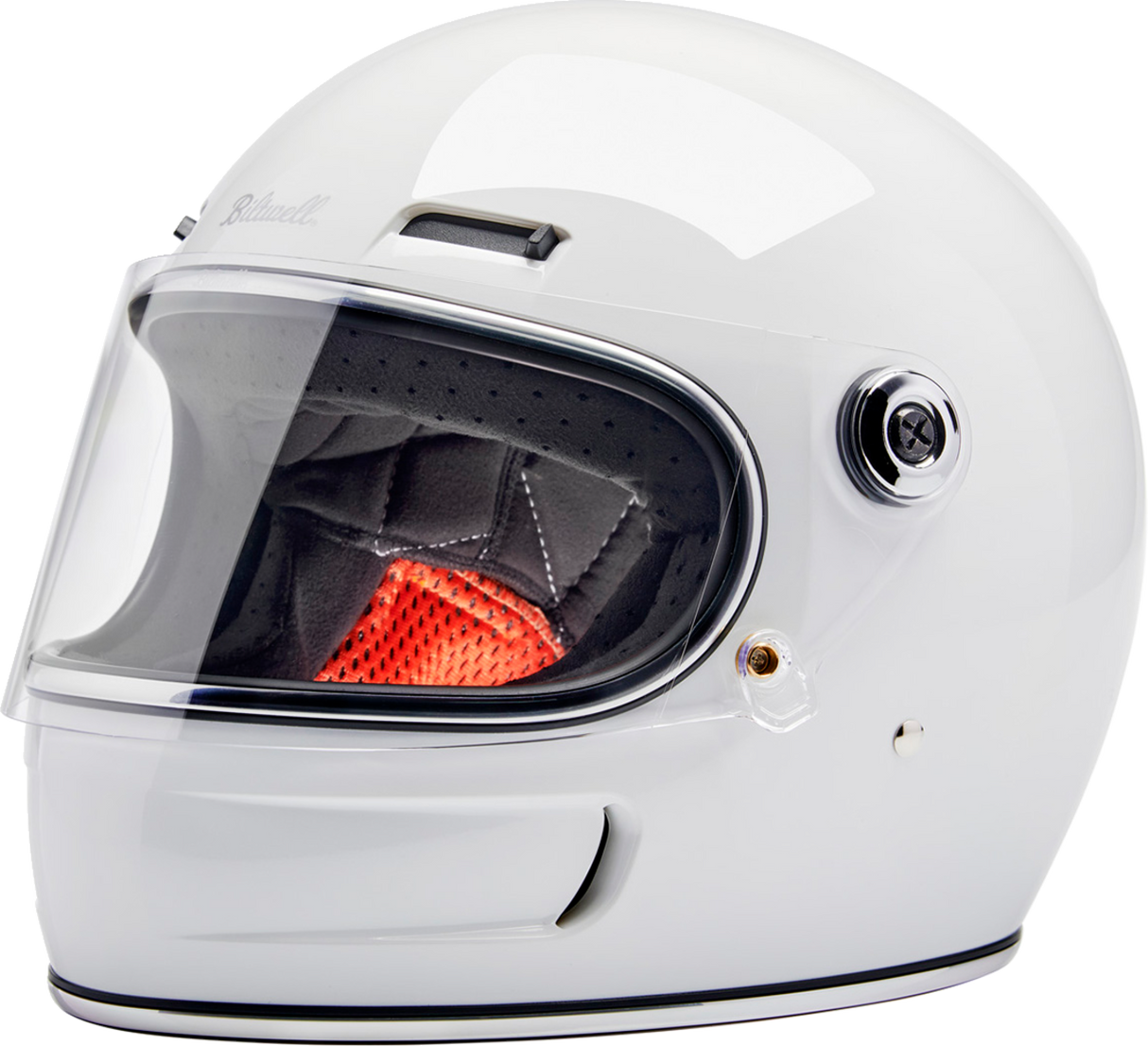 BILTWELL Gringo SV Helmet - Gloss White - Small 1006-104-502