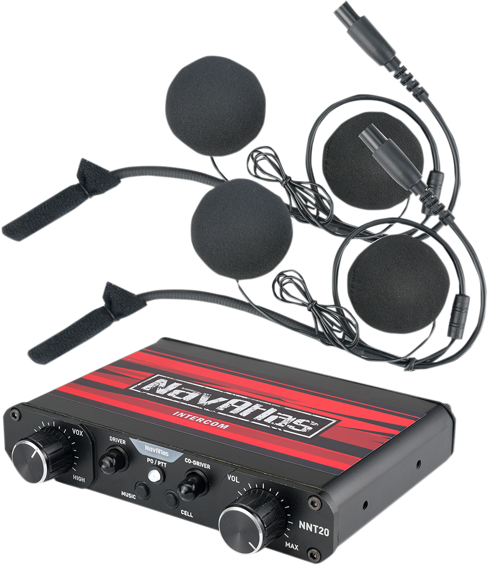 NAVATLAS Intercom System - Helmet Headset NIH210PK