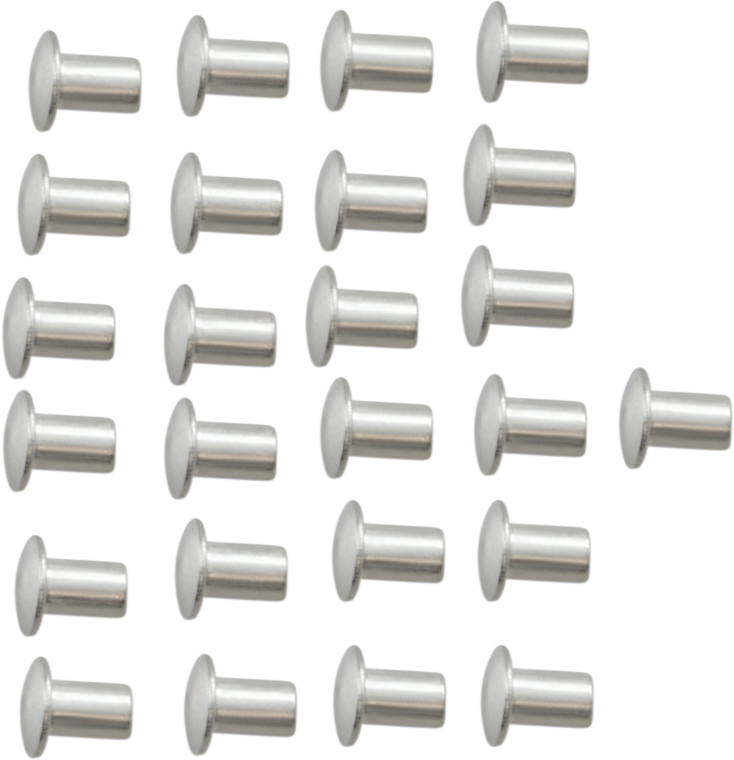 DRAG SPECIALTIES Heavy-Duty Front Fender Rivet - Stainless Steel - 1/4" x 5/15" - 25-Pack 091012-HC3