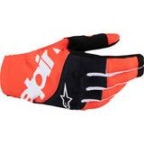 ALPINESTARS Techstar MX Gloves - Black/Hot Orange - 2XL  3560125-1041-2XL