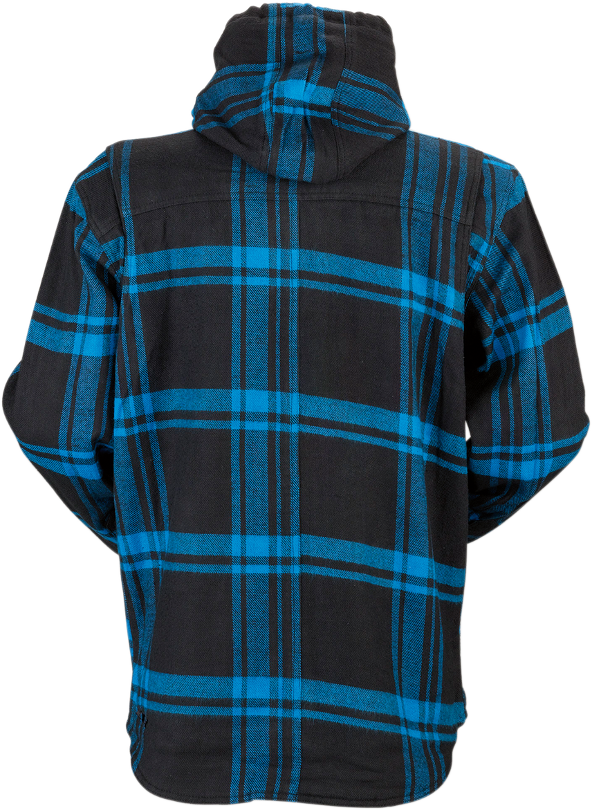 Z1R Timber Flannel Shirt - Black/Blue - Small 3040-2840