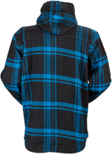 Z1R Timber Flannel Shirt - Black/Blue - 5XL 3040-2847