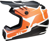 Z1R Youth Rise Motorcycle Helmet - Flame - Orange - Small 0111-1442