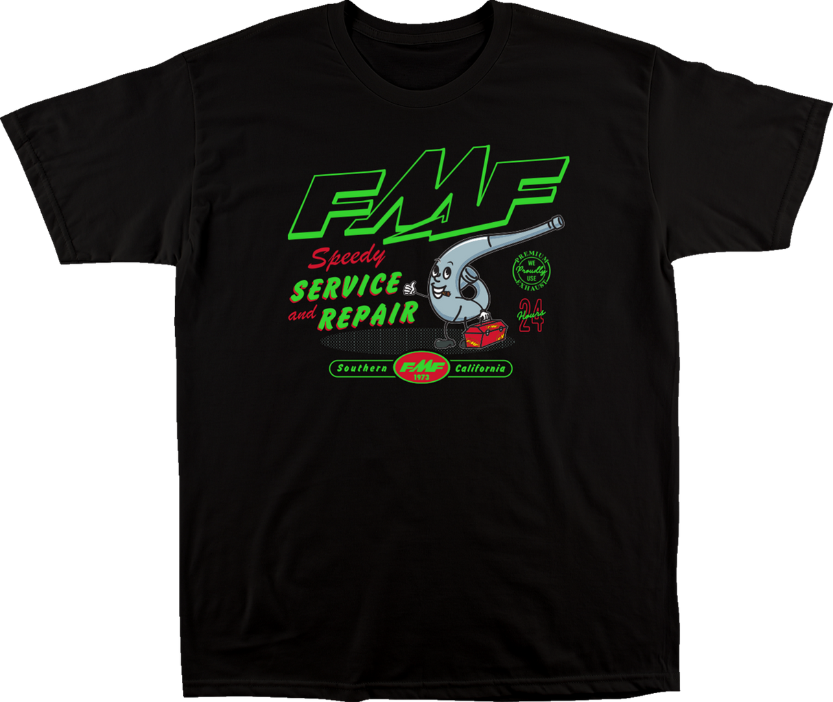 FMF Youth Expert Service T-Shirt - Black - XL HO21218900BKXL 3032-3525