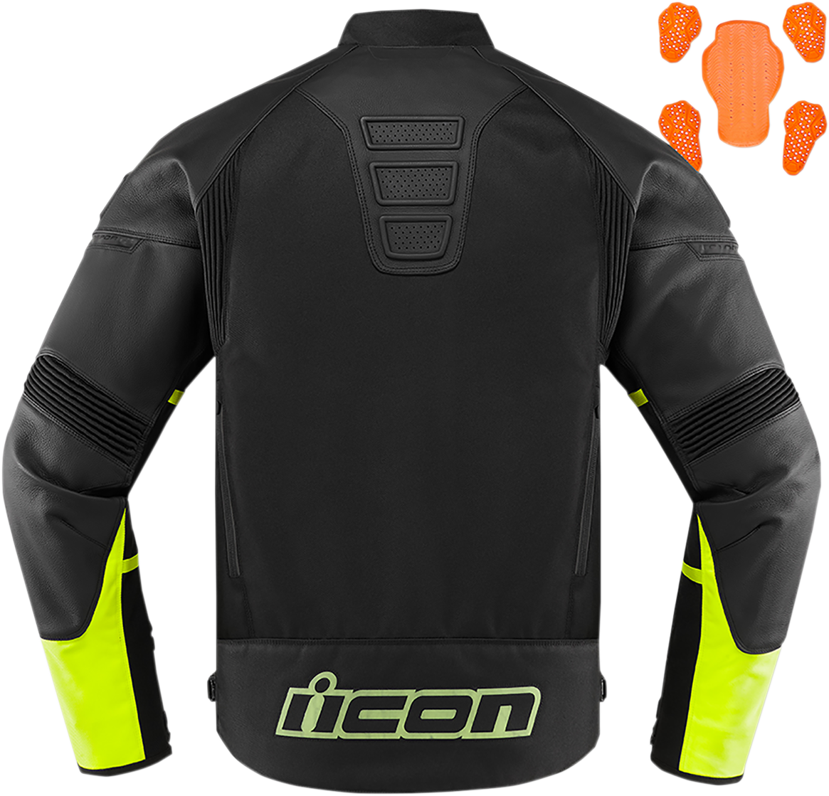 ICON Contra2™ CE Jacket - Black/Hi-Viz - 3XL 2810-3659