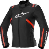 ALPINESTARS Women Stella T-SPS v2 WP Jacket - Black/White/Red Fluo - Medium  3210225-1231-M