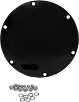 DRAG SPECIALTIES Derby Cover - Gloss Black 301496