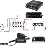 NAVATLAS Intercom/Radio and Headset Kit - 2-Seat - Black NIROHBK2