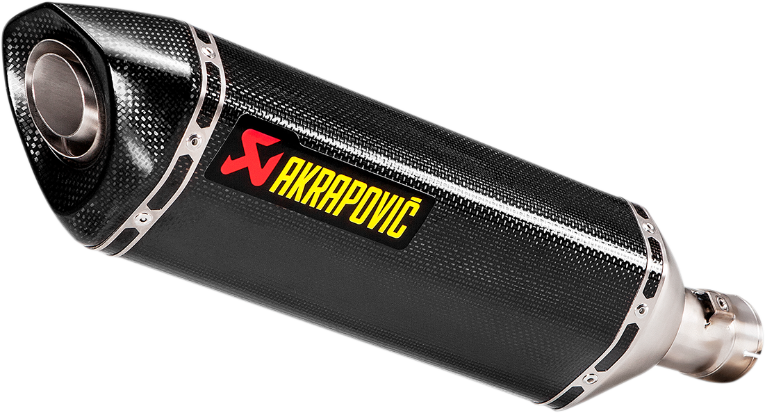 Akrapovic Suzuki GSXR 1000 2017-2025 Slip-On Line Exhaust Muffler in Black Carbon Fiber S-S10SO12-HRC