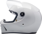 BILTWELL Lane Splitter Motorcycle Helmet - Gloss White - Medium 1004-104-503