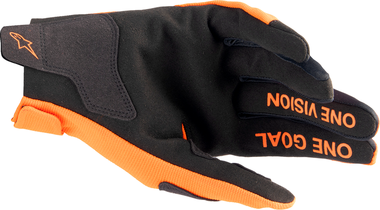 ALPINESTARS Youth Radar Gloves - Hot Orange/Black - 2XS 3541824-411-2X