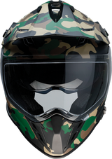 Z1R Range Motorcycle Helmet - Camo - Woodland - Small 0140-0082