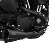 VANCE & HINES Upsweep 2-into-1 Exhaust System - Stainless Steel - Black 47627