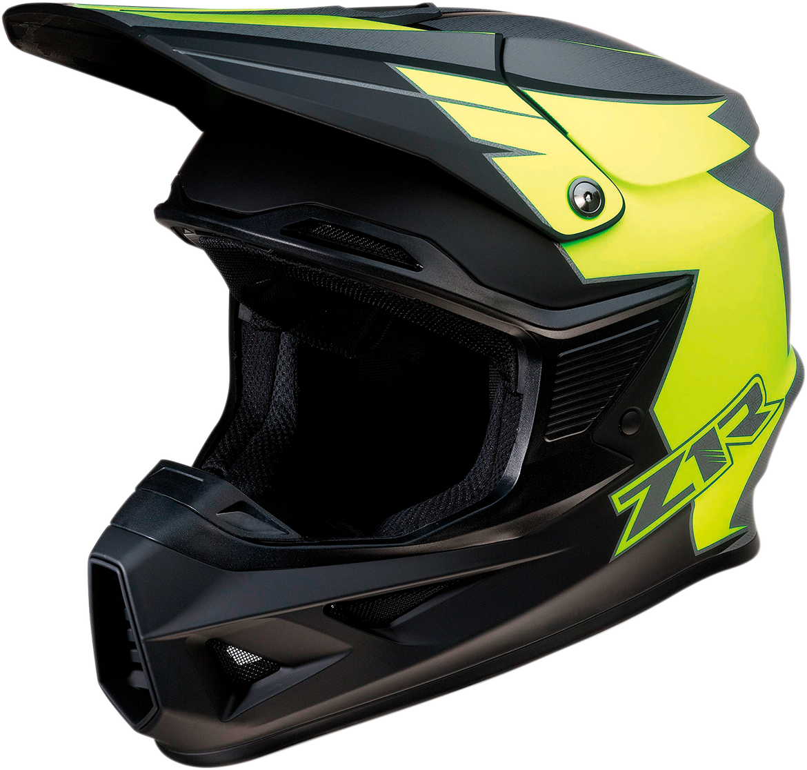 Z1R F.I. Motorcycle Helmet - MIPS - Hysteria - Hi-Vis Yellow/Gray - XS 0110-6439