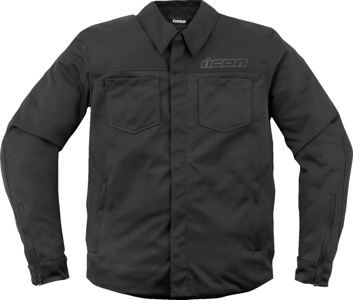 ICON Upstate Mesh CE Jacket - Black - Medium 2820-6218