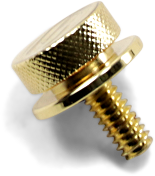 SADDLEMEN 1-1/4"-20 Seat Knob - Gold 8909GO