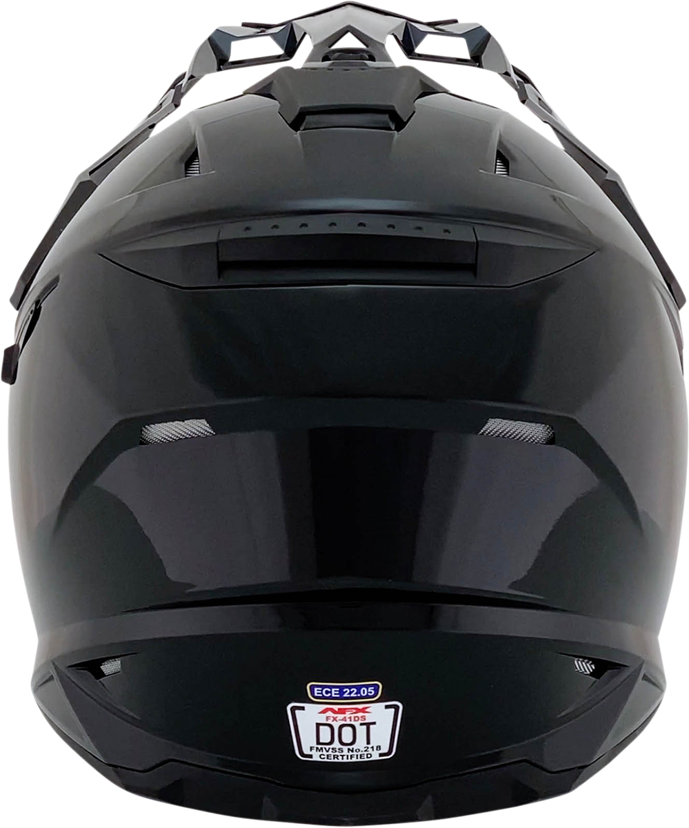 AFX FX-41DS Motorcycle Helmet - Gloss Black - XS 0110-3742