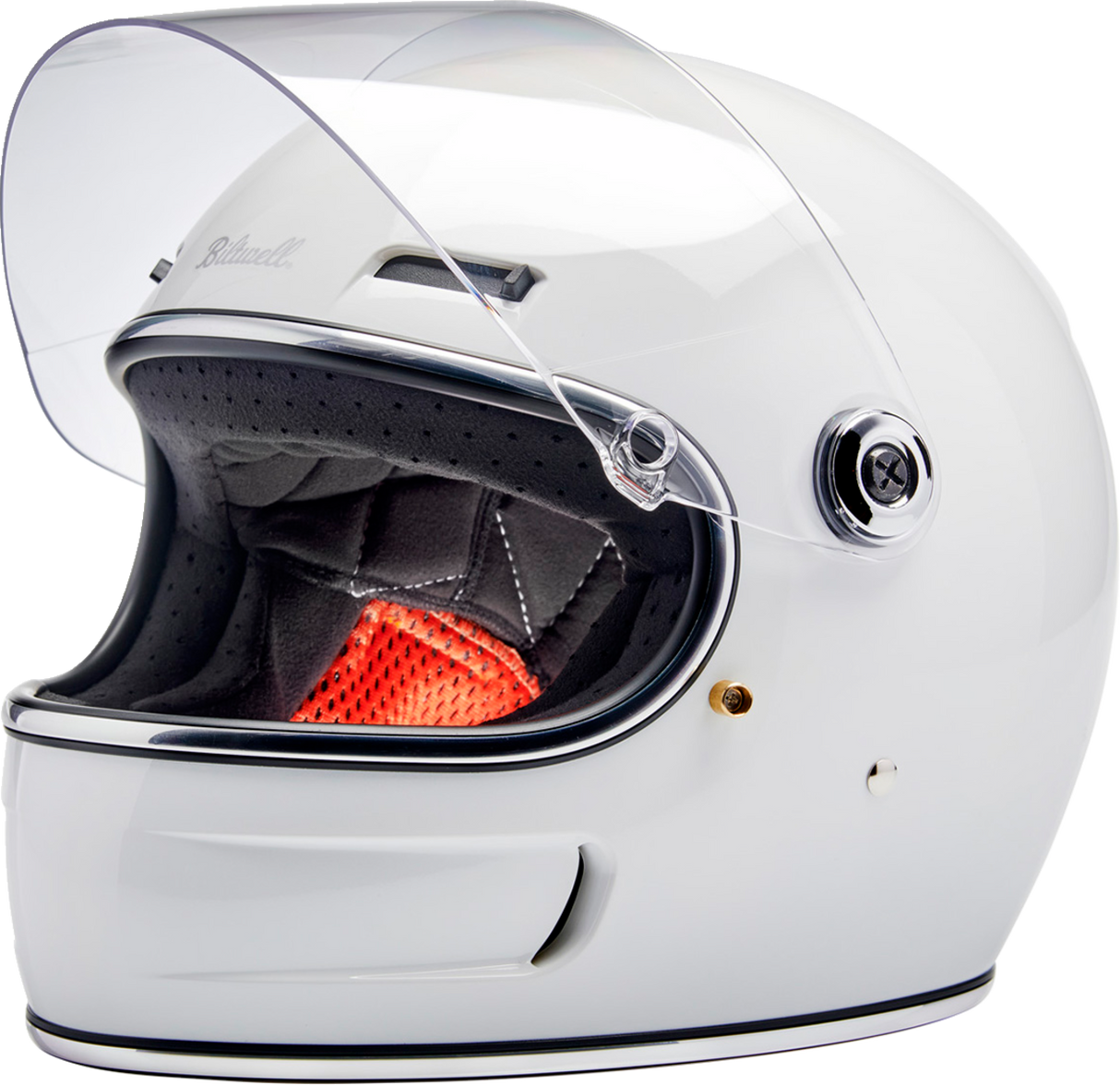 BILTWELL Gringo SV Motorcycle Helmet - Gloss White - 2XL 1006-104-506