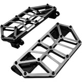 KODLIN USA NXL Floorboards - Black w/ Stainless Steel Cover for Harley-Davidson K73253